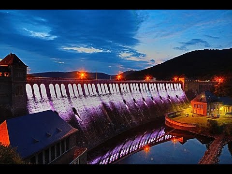 Edersee: Beleuchtung der Sperrmauer eingeweiht